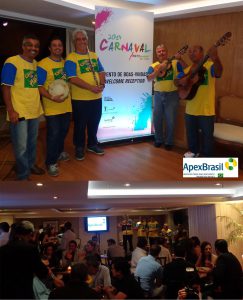 APEX Brasil Beyond Carnaval  Windsor Hotel música ao vivo choro na praça