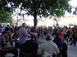 Praça do Rossio Casa Fernando Pessoa -I Dia do Choro em Portugal 2014 - Câmara Municipal de Lisboa - Palestra e show do flautista Edgard Gordilho e músicos convidados