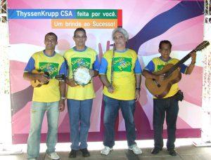 ThyssenKrupp CSA - Confraternização anual - Lajedo - Vargem Pequena - RJ música ao vivo choro na praça