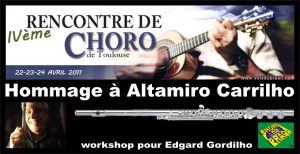 Rencontre de Choro Toulouse Hommage a Altamiro Carrilho workshop Edgard Gordilho do Choro na Praça