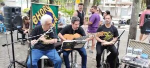 Praça Mac Gregor  no quiosque "Tô na praça" Freguesia Rj