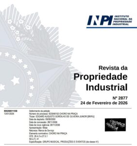 choro na praça registro inpi 2036